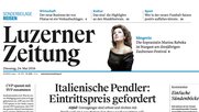 Heisst wieder wie 1833: «Luzerner Zeitung»