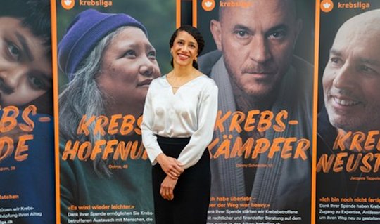 «Diese Kampagne will nicht mitleidig, sondern menschlich sein», sagt Krebsliga-CEO Mirjam Lämmle (Bild)... (zVg)