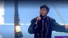 Der Countertenor  Johannes Pietsch begeisterte das Publikum in der Basler St. Jakobshalle mit seinem opernhaften Pop-Song...    (Bild: ARD/Voting/Screenshot)