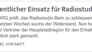 Nun dürfen auch SRF-Redaktionen wieder frei berichten