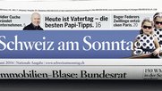 Aus für die «Schweiz am Sonntag»