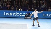 Brandoo beim Auftaktsieg von Roger Federer