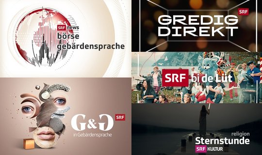 Mehrere SRF-Sendungen sind neu ins barrierefreie Angebot von SRF aufgenommen worden... (Bild: © SRF)