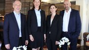 Alder, Dubach, Blume und CEO Frank (v.l.n.r)