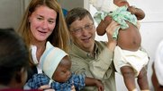 Melinda und Bill Gates organisierten 2003 in Mosambik eine Malaria-Impfstoff-Studie…