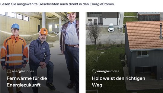Mit der Plattform EnergieSchweiz will der Bund die Ziele der Energiepolitik erreichen...   (Screenshot/EngergieCH)