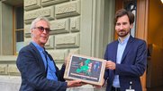 Markus Wick, Initiant der Petition (l.), will ein bilaterales Abkommen mit der EU erreichen... (Bild: zVg)