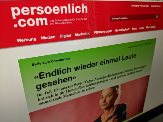 Gewisse Angebote des Branchenportals persoenlich.com werden «für einige Tage» ausgesetzt.