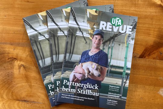 «UFA-Revue» hat gemäss Wemf ihre Leserschaft um drei Prozent steigern können. Jetzt soll ein neues Design den Erfolg noch weiter unterstützen…       (Cover UFA Revue)       