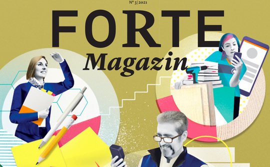 Ausgezeichnet. Das Mitarbeitermagazin «Forte» gewinnt zwei «Award of Excellence» und die Coopzeitung Weekend einen «Silver Award». (Bild zVg)