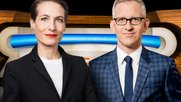 Franziska Ramser und Gion-Duri Vincenz übernehmen nach der Sommerpause der «Rundschau» die Moderation alternierend mit gleichem Pensum...                (Bild: SRF) 