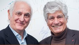 Michael Conrad und Maurice Lévy