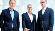 Schulterschluss über den Gotthard: Roman Geiser, CEO & Managing Partner von Farner, Fabio Corti, CEO von SRI, und Michel Grunder, Farner-Partner & Head of Public Affairs