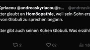 Der Freidenker Kyriacou macht sich lustig über die Bundesratskandidaten… (Bild: Screenshot X-Account von Andreas Kyriacou)