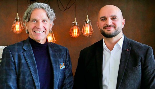 Ad.X-Inhaber Moreno Cavaliere (links) und Prospective-CEO Florent Morina… (Bild: zVg)