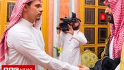 Khashoggis Sohn (l.) ist in die USA geflohen