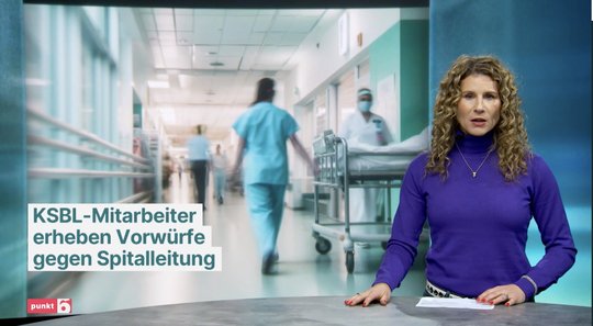 Entlassungen und Frust im Kantonsspital Baselland: Auch Top-Manager hätten zu ihren Lohnerhöhungen befragt werden müssen... (Screenshot Telebasel v. 1.12.2023)