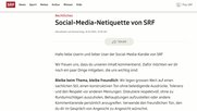  Zuviel Social-Media-Netiquette?