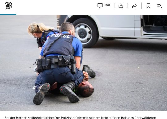 «Wir haben es hier mit einem höchst unüblichen Vorgehen zu tun», sagt Wey zum Bericht des Berner Regierungsrats... (Bild: Screenshot derbund.ch)