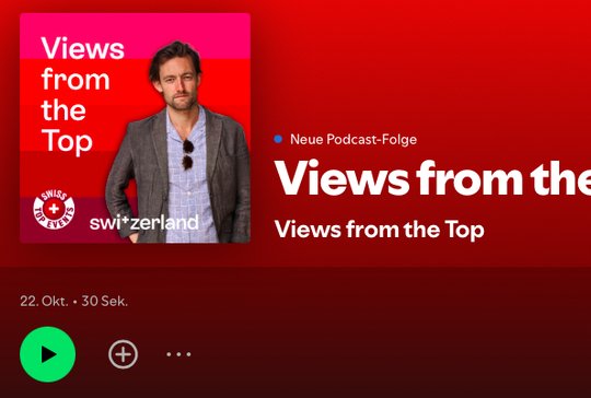 Der Podcaster Jack Boswell erzählt Geschichten zur Art Basel, dem Lucerne Festival oder zu Weltklasse Zürich... (Bild Screenshot Spotify)