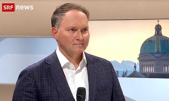 Der Soloturner Politiker und Ypsomed-CEO hatte eine Person auf LinkedIn als «Troll» bezeichnet... (Bild: Screenshot SRF)