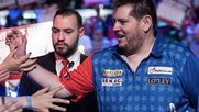 Schrieb Darts-Geschichte: Der Zuger Stefan «Belli» Bellmont gewann als erster Schweizer ein WM-Match...     (Bild: Faceb./zVg)