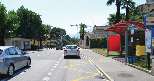 Die APG|SGA erhält das Recht zur Vermarktung für alle Werbeflächen an den städtischen Buswartehallen und in deren Umfeld in der drittgrössten Stadt im Tessin…                   (Foto: APG)