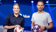 Die erste «Ehrenrunde» mit Stefan Büsser und Manuel Rothmund feiert am 26. Oktober um 18 Uhr Premiere auf Blue Zoom…               (Foto: Blue)