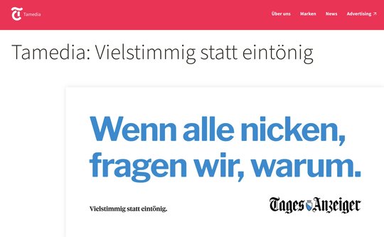 WiederUmbaubeiTamedia25bis30VollzeitstellenwegberichtetderKleinReport