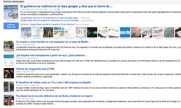 "Google Noticias" gibt es nur noch bis 16.12.