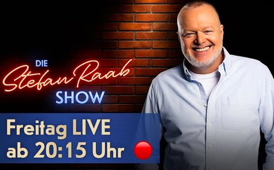 Stefan Raab kehrt zurück ins Fernsehen mit täglicher Live-Show auf RTL... (Bild: Screenshot Youtube)