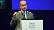 Pietro Supino, VR-Präsident der TX Group (damals noch Tamedia), am Swiss Media Forum 2018 in Luzern...