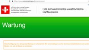 «Wir entschuldigen uns für die Unannehmlichkeiten», war im März 2021 auf meineimpfungen.ch zu lesen, kurz nachdem die Plattform vom Netz genommen wurde.