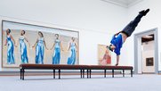 Akrobatischer Breakdance trifft im Solothurner Kunstmuseum auf ein behäbiges Hodler-Gemälde... (Bild: zVg)