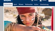 Die Medien berichten breit über die Rücknahme von «Winnetou». Ohne diesen hätte der Klein Report gar nicht realisiert, dass es einen neuen Film zum Klassiker gibt. (Bildschirmfoto WDR)