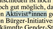 Von Aktivist*innen gefeiert, von Bürger-Initiativen bekämpft: Symbol des Kulturkampfes (Bild @ Klein Report)