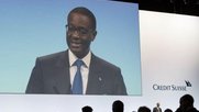 CS-CEO Tidjane Thiam bei der Präsentation