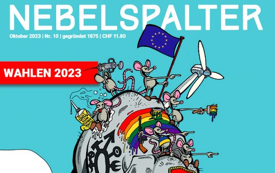 Der neue «Nebelspalter» mit alten Texten... (Bild © Nebelspalter)