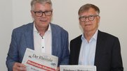 Zwei Verleger mit ihren Regionalblättern: Urs Schneider und Peter Wanner (v. l.) (Bild zVg)