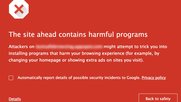 «Safe Browsing»-Warnhinweis von Google