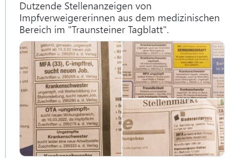 Auf Twitter sind die News von den Fake-Anzeigen bereits zum Thema geworden...