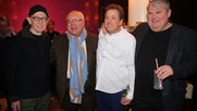 Premiere im Casinotheater Winterthur: Viktor Giacobbo, Urs E. Schwarzenbach, Christian Jott Jenny, Mike Müller...     (Bild © André Häfliger/Klein Report)