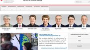 Die Departements-Websites waren blockiert, nicht betroffen war das Portal des Bundesrates... (Bild Screenshot)