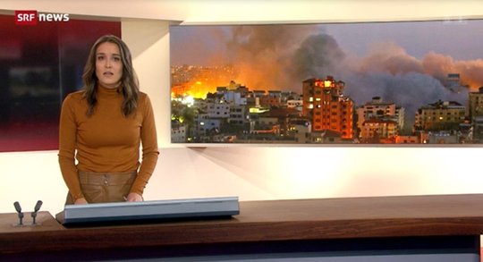 Gemäss «10vor10» sei die Bezeichnung Jerusalems als «Israels Hauptstadt» im konkreten Kontext zulässig gewesen...(© Bild: Screenshot SRF)