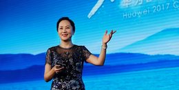 Wanzhou an einer Huawei-Präsentation