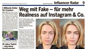 Für den neuen Kanal geht «20 Minuten» eine Zusammenarbeit mit der Influencer-Agentur Picstars ein, die die Berichte erstellt... (© Bild: 20 Minuten)