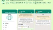 Neu sind nun unter anderem zwei neue Ablaufdaten für selbstlöschende Nachrichten:  Nun können Nachrichten nach 24 Stunden oder 90 Tagen aus Chats entfernt werden... (Bild: WhatsApp)