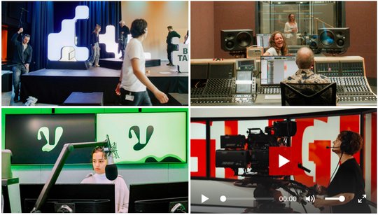 Eine Annahme der «Halbierungsinitiative» würde zahllose Berufschancen zerschlagen, befürchten die Jungen Journalistinnen und Journalisten Schweiz... (Bild: Screenshot jobs.srf.ch)