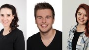 Eliane Stocker, Tristan Scherer und Vanessa Landert (v.l.) sind alle drei im Aargau aufgewachsen...                (Bild: zVg.)