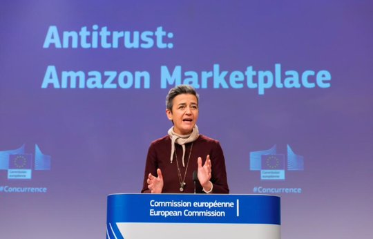 «Amazon kann seine Doppelrolle nicht länger missbrauchen und wird seine Vorgehensweise ändern müssen», sagte EU-Vize Margrethe Vestager. (Bild ec.europa.eu)